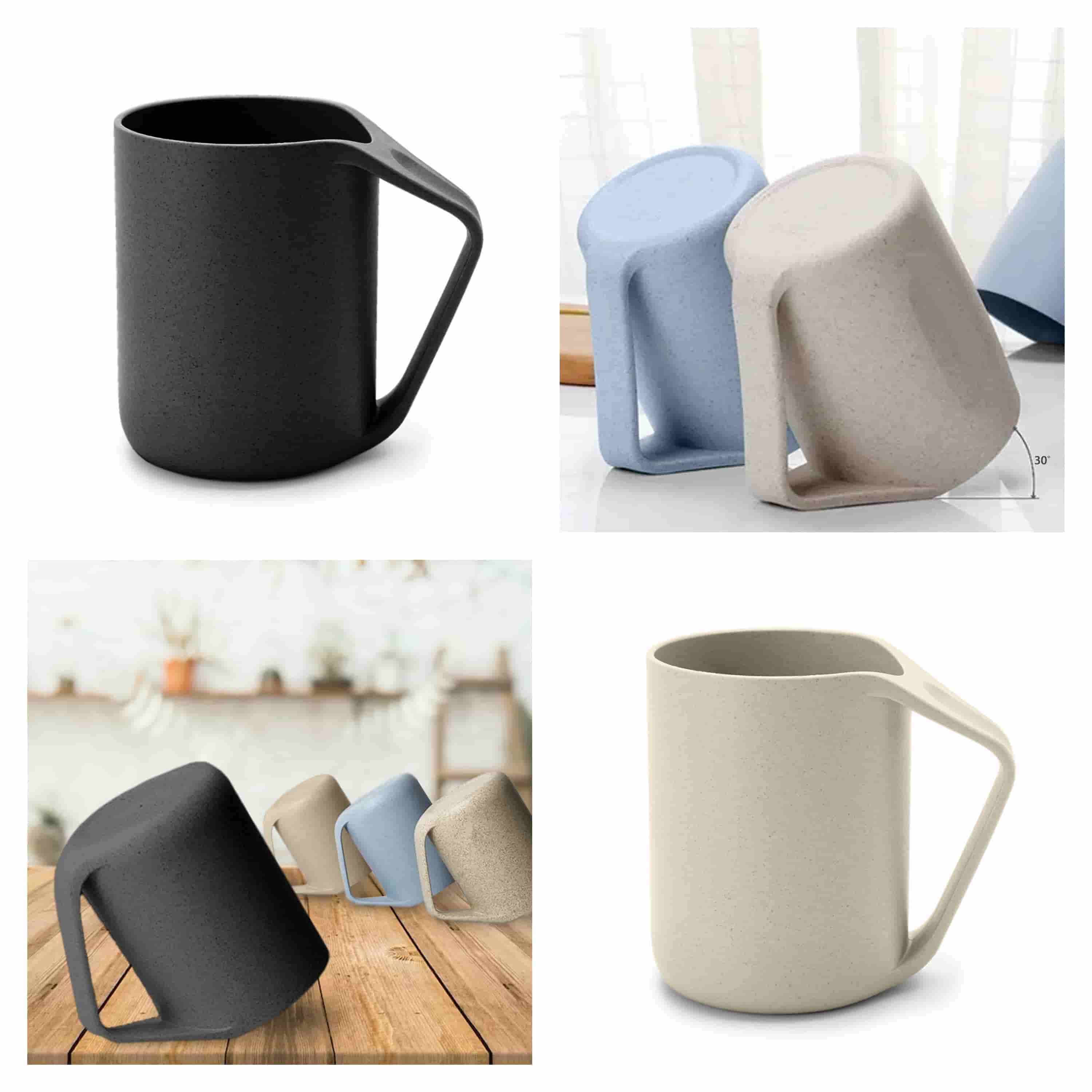 EK017 Verdi Wheat Straw Coffee Cup