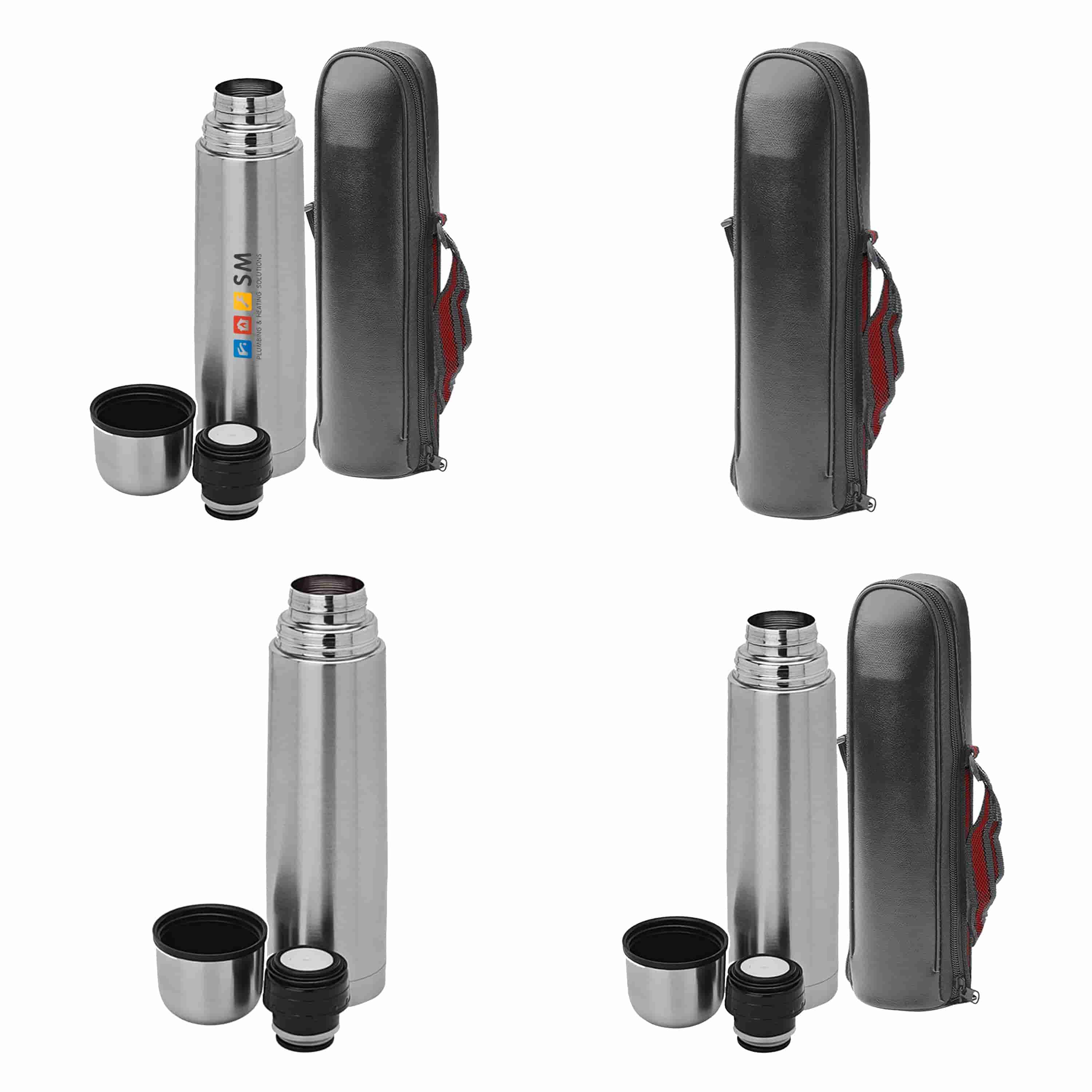FK002A Bullet Flask Silver 500ml