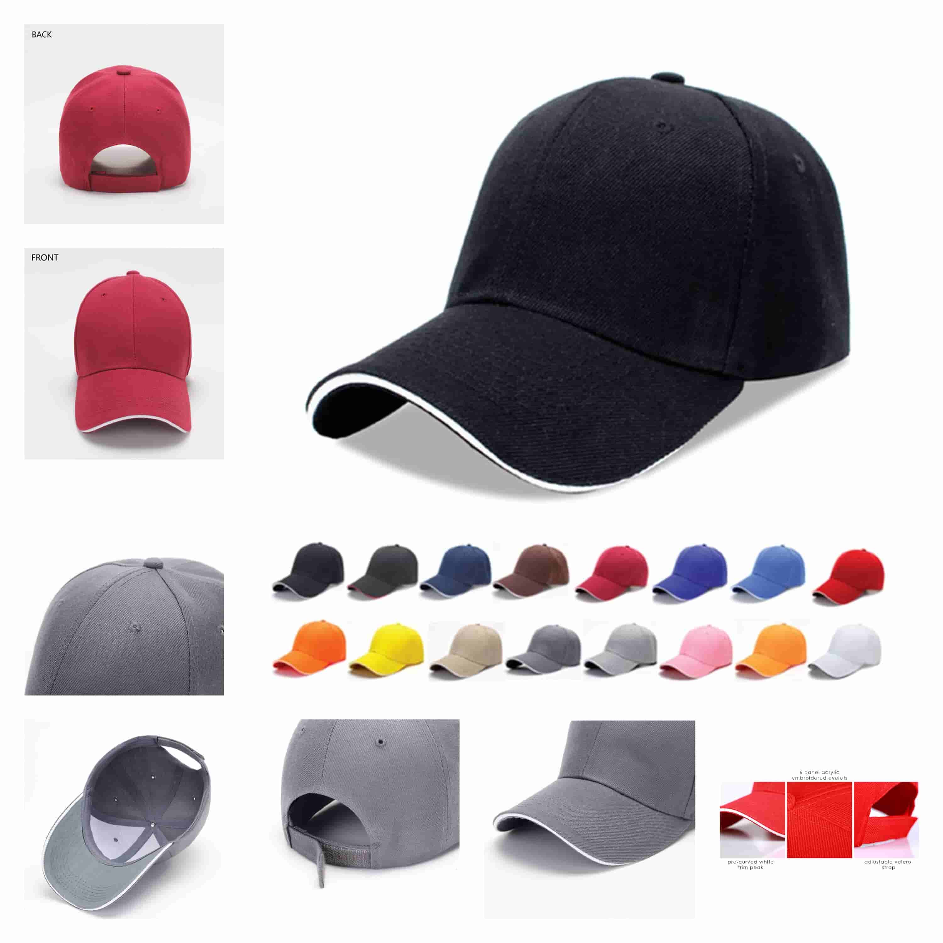 HDW001 Eumo 6 Panel Heavy Acrylic Sandwich Cap