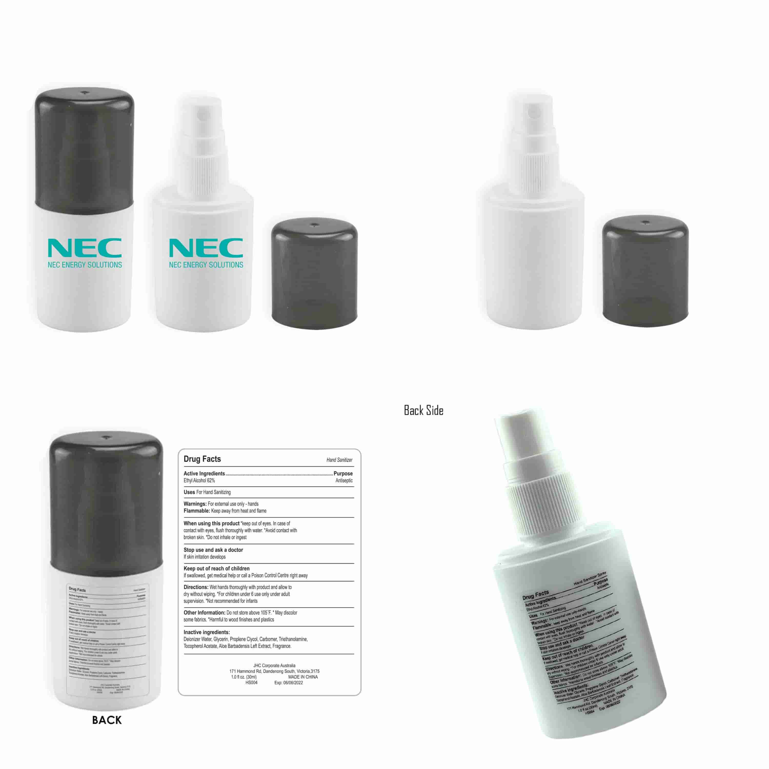HS004 30Ml Hand Sanitizer Spray