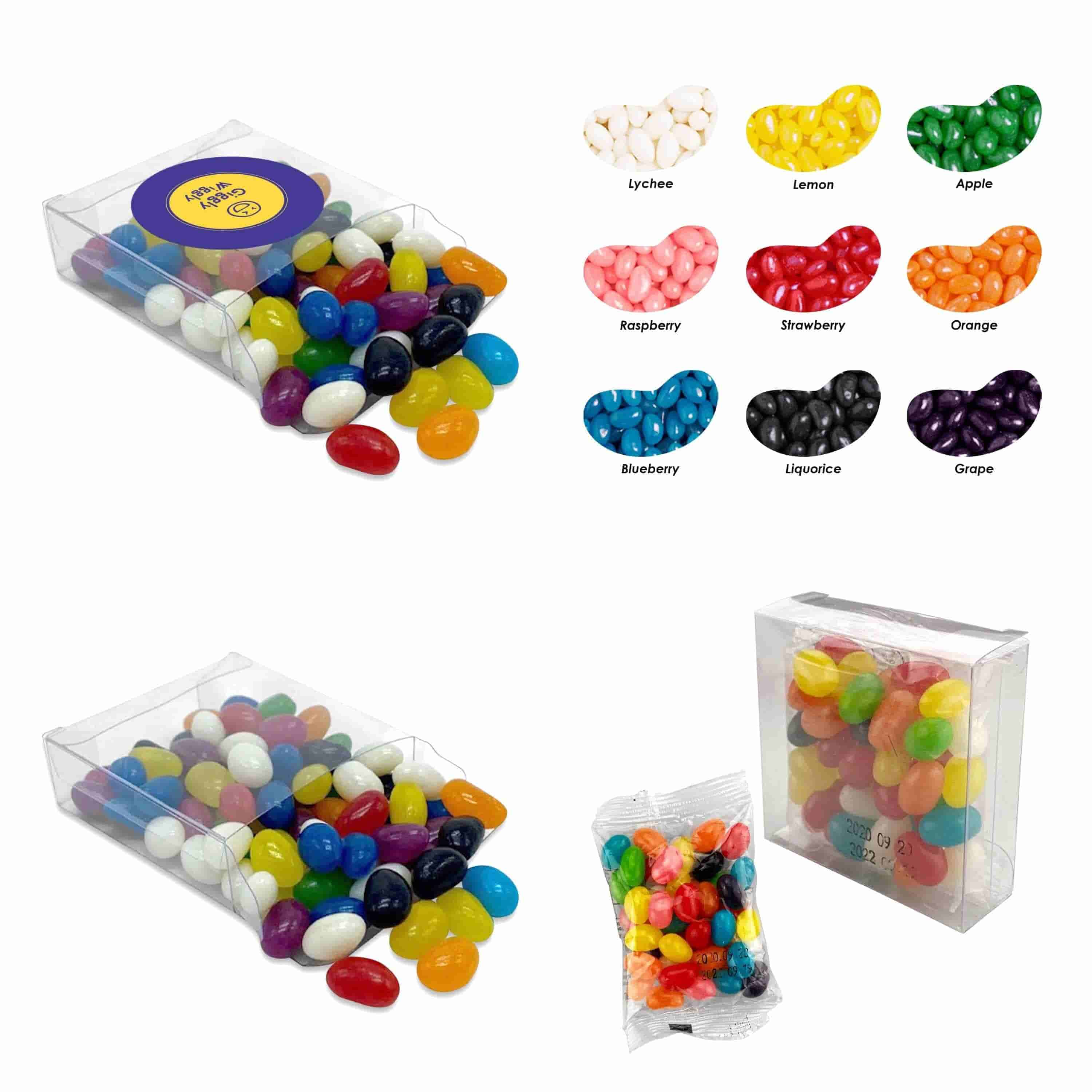 JB004 Jelly Bean In Box 50g Assorted