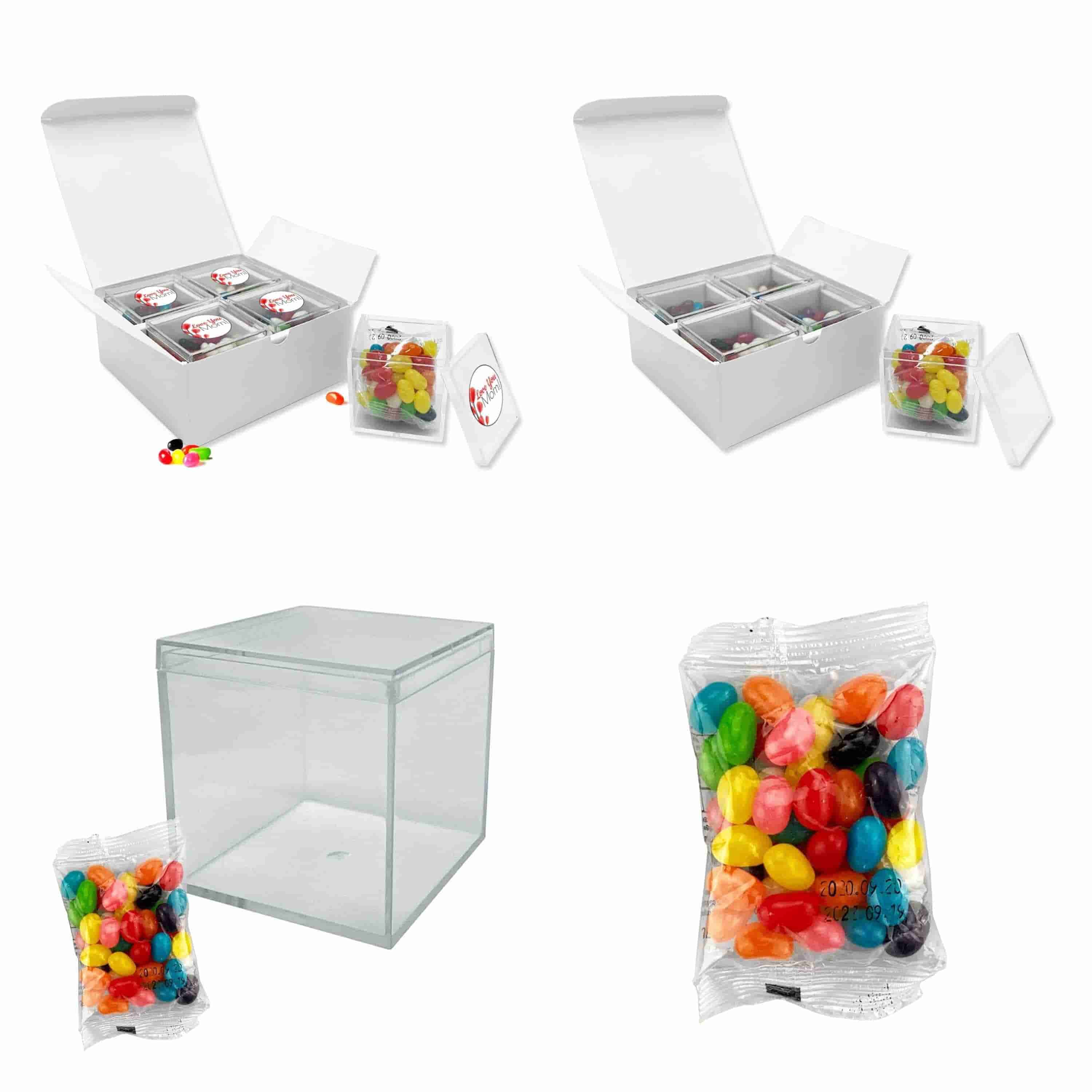 JB010 Jelly Bean 4 Cubes In Gift Pack