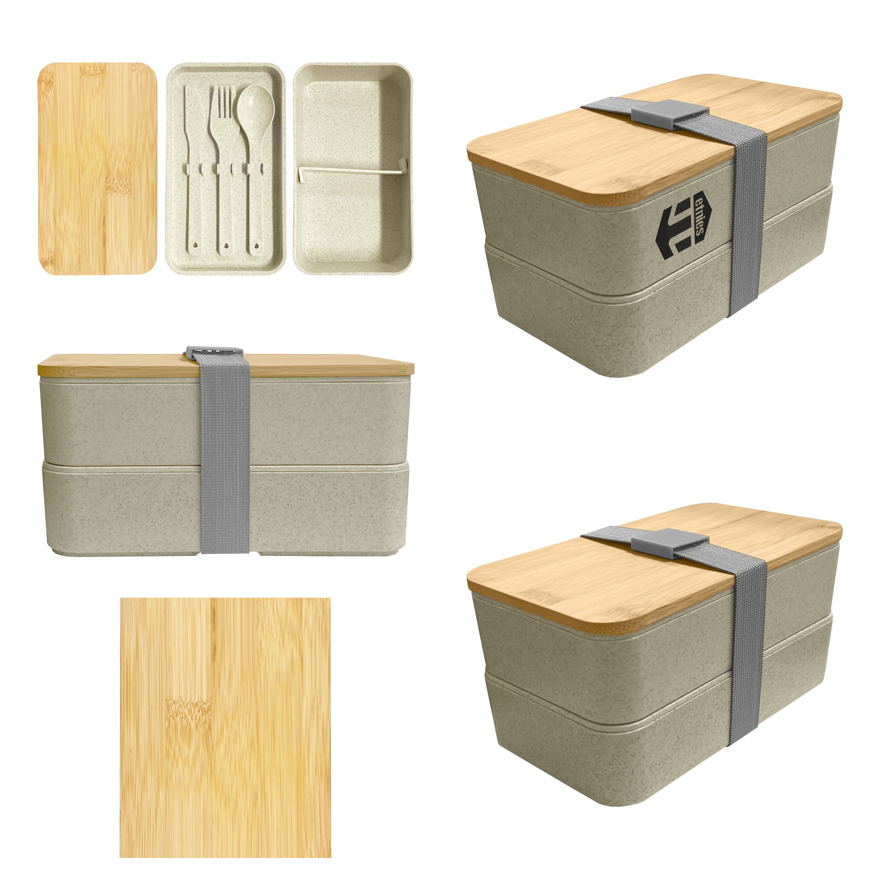 LB004 Wheat Straw Lunch Box Pack