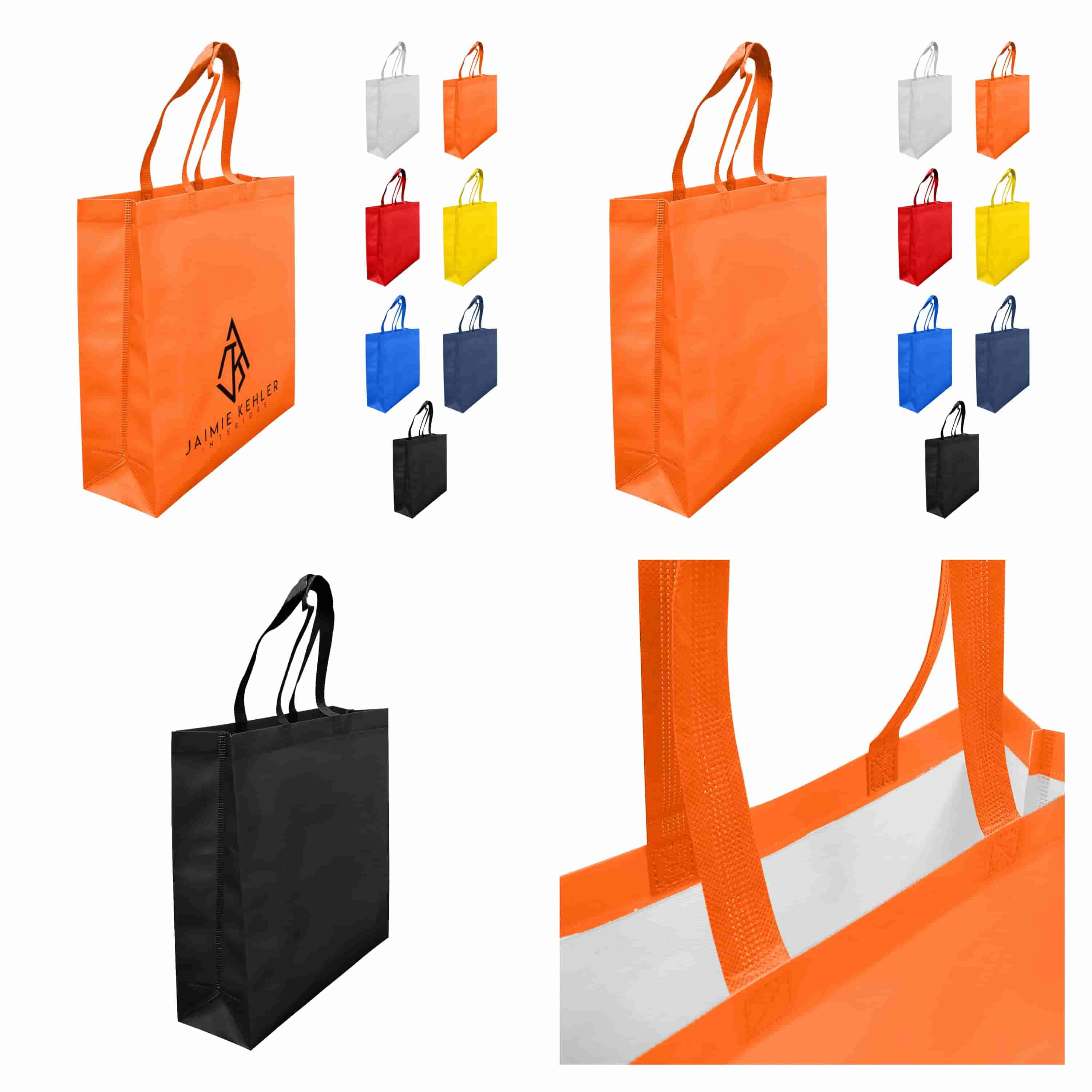 LNWB004 Laminated Non Woven Bag With Large Gusset 1