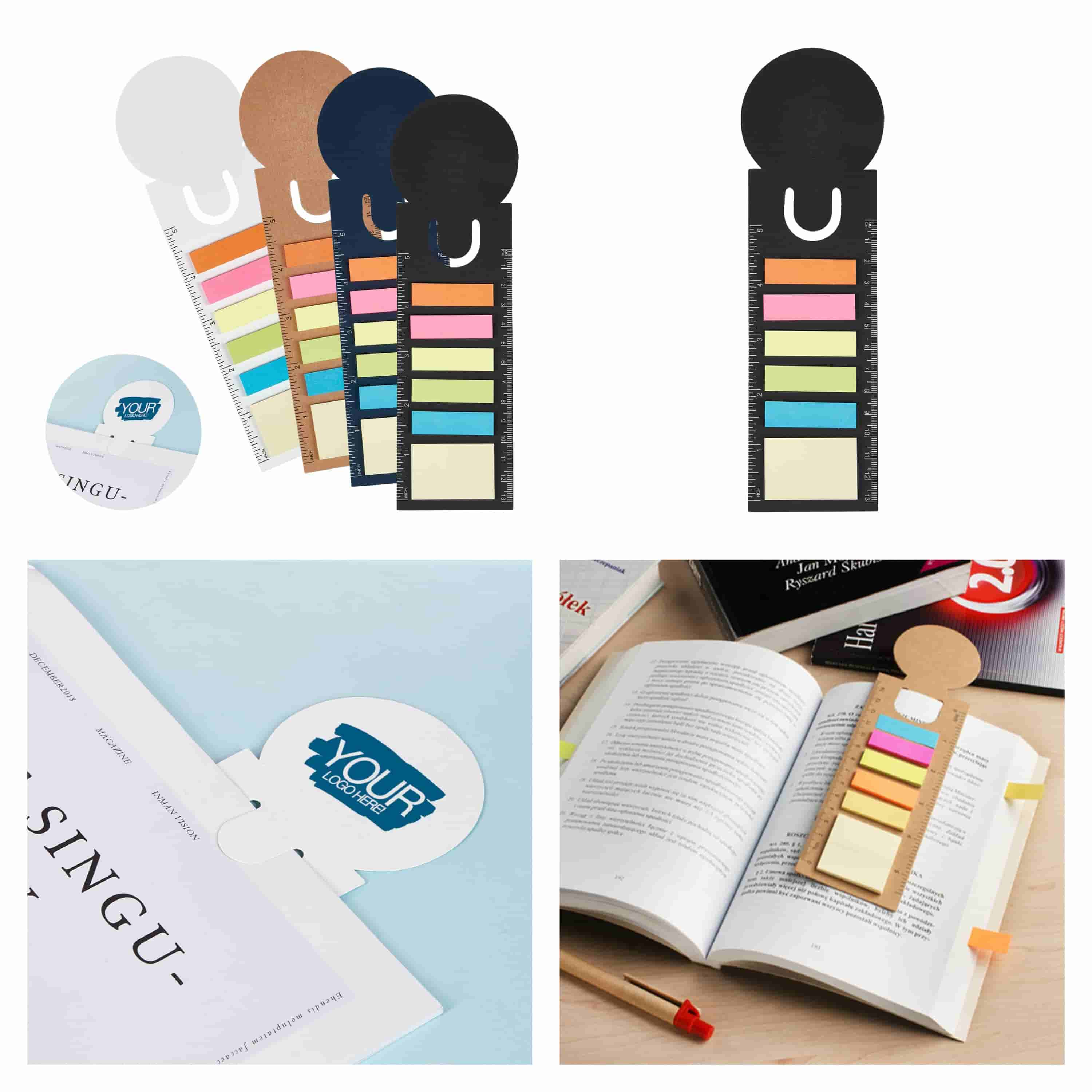 MH010 Bookmark Ruler Sticky Note Pad