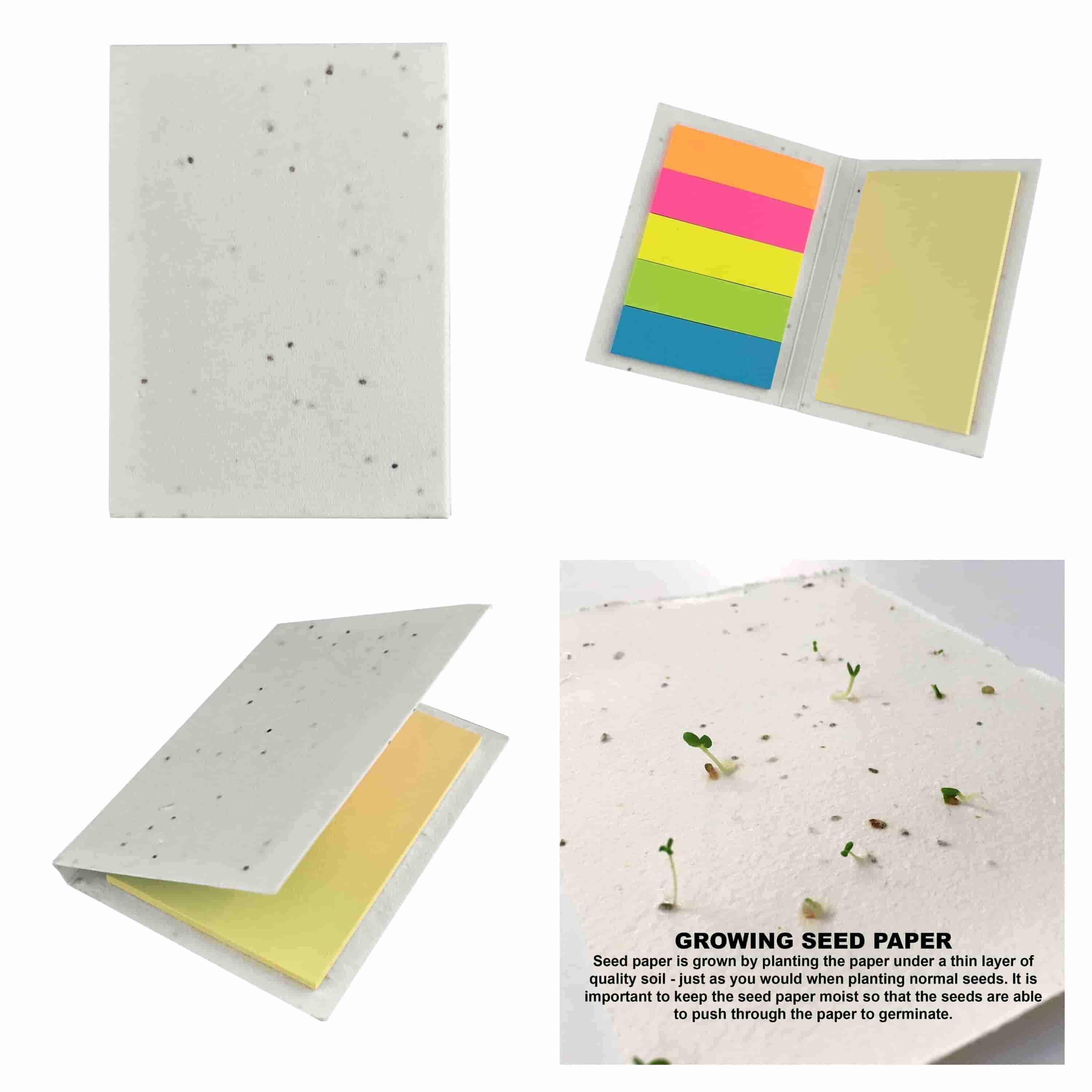 MH015 Lavender Seed Sticky Note Pad