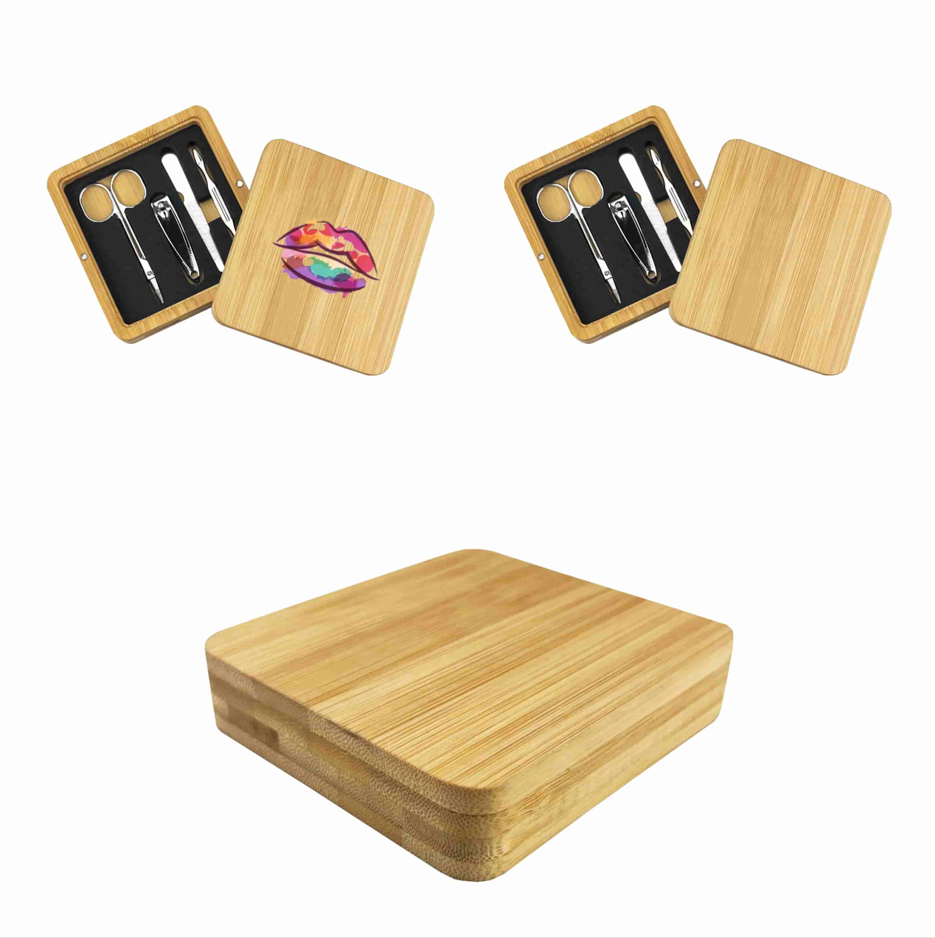 MNC002 Mulla Bamboo Manicure Set