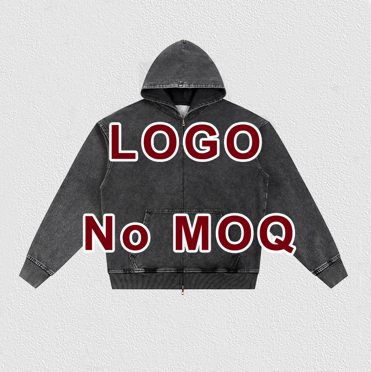 Knit Denim Zip Hoodie Series