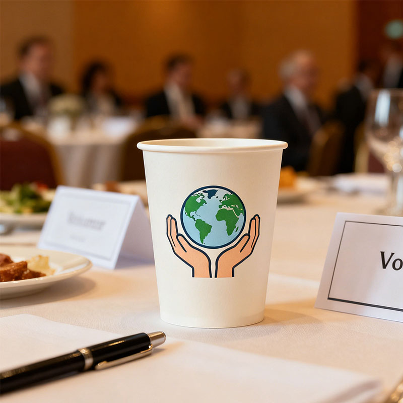 What are the key considerations for product procurement when organizing a charity event?