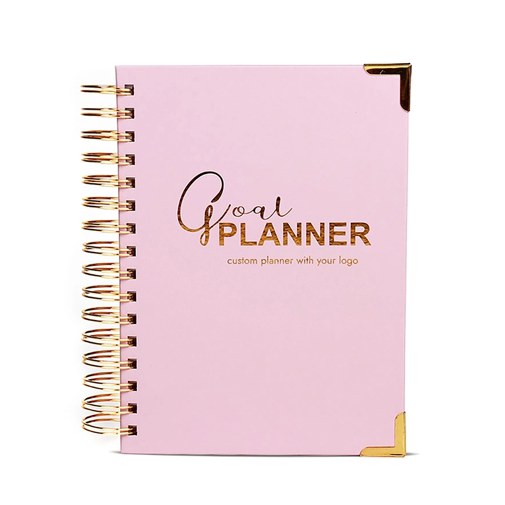 A5 Pink Undated Monthly Daily Goal Planner