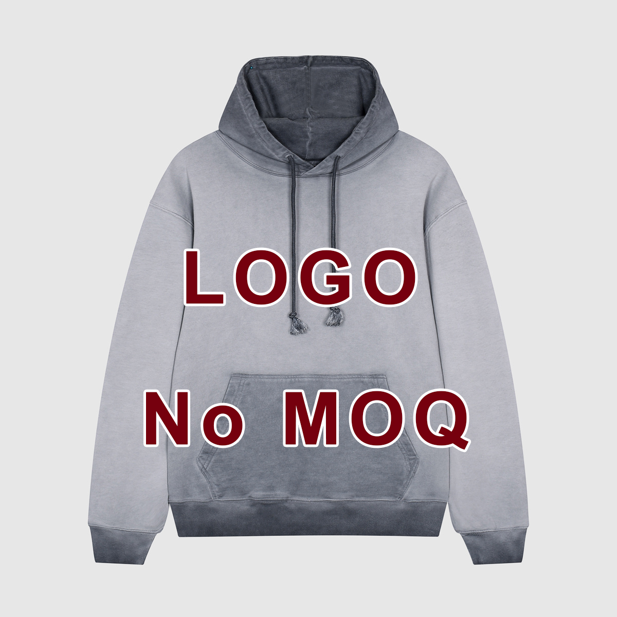 Reverse low-fried color hoodie series