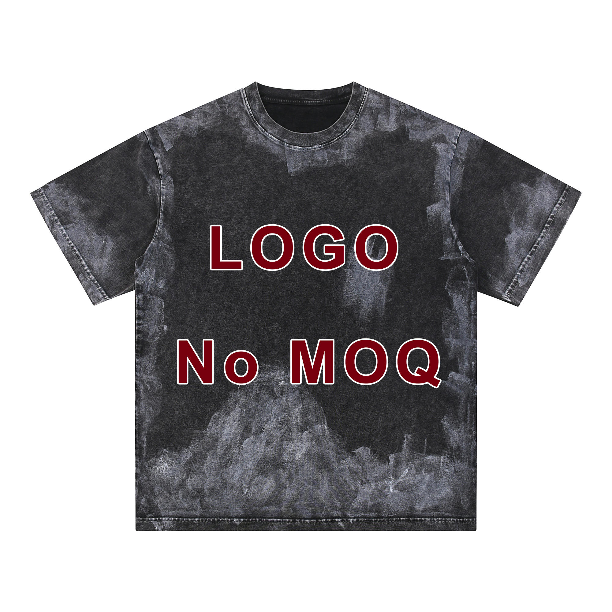 Front and back hand-painted horse T-shirt series