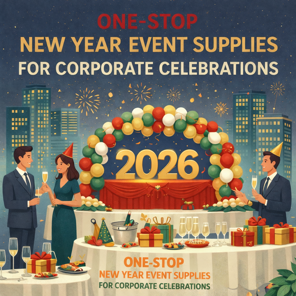 One-Stop New Year Event Supplies for Corporate Celebrations
