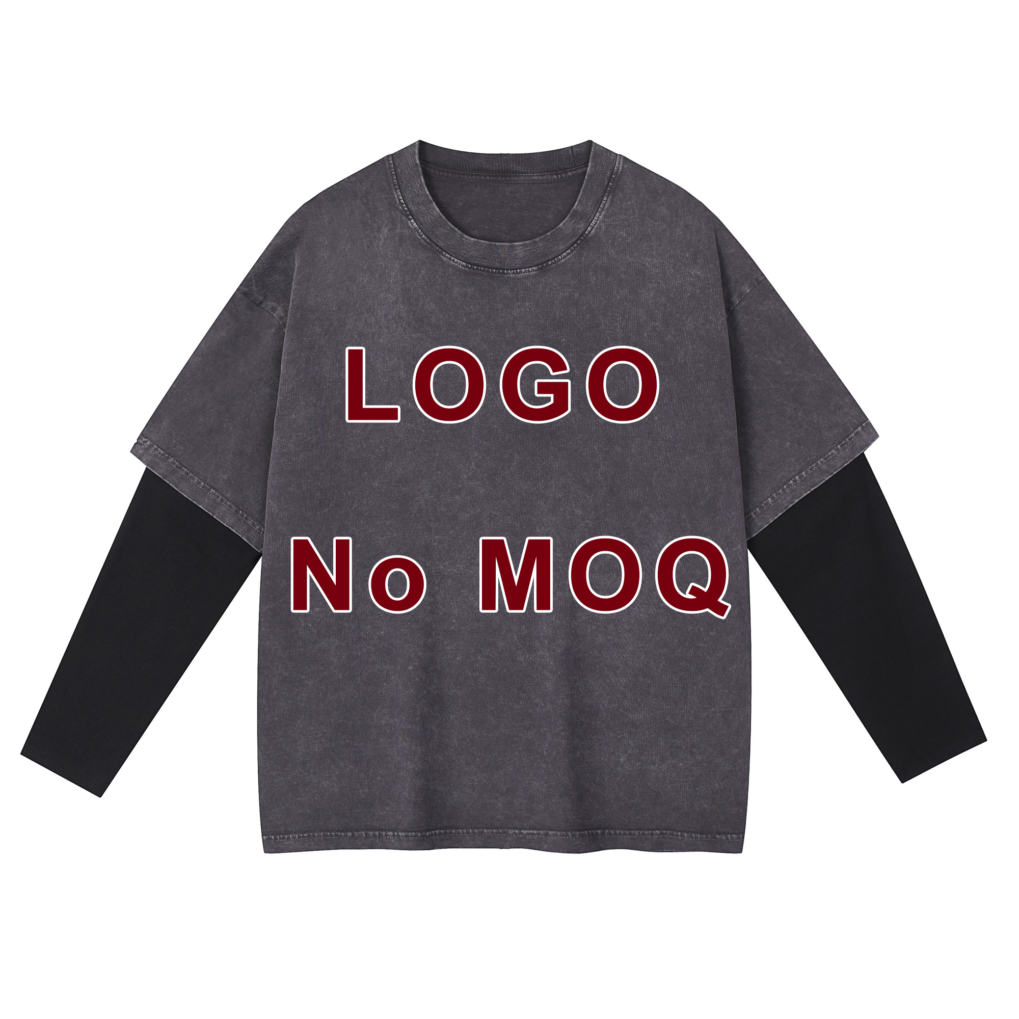 Fried Snowflake Fake Two Piece Long Sleeve Series