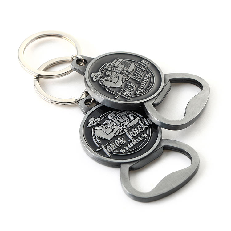 China Wholesale Custom logo Zinc Alloy Opener Souvenir Keychain With Opener
