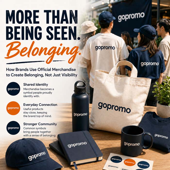 How Brands Use Official Merchandise to Create Belonging, Not Just Visibility