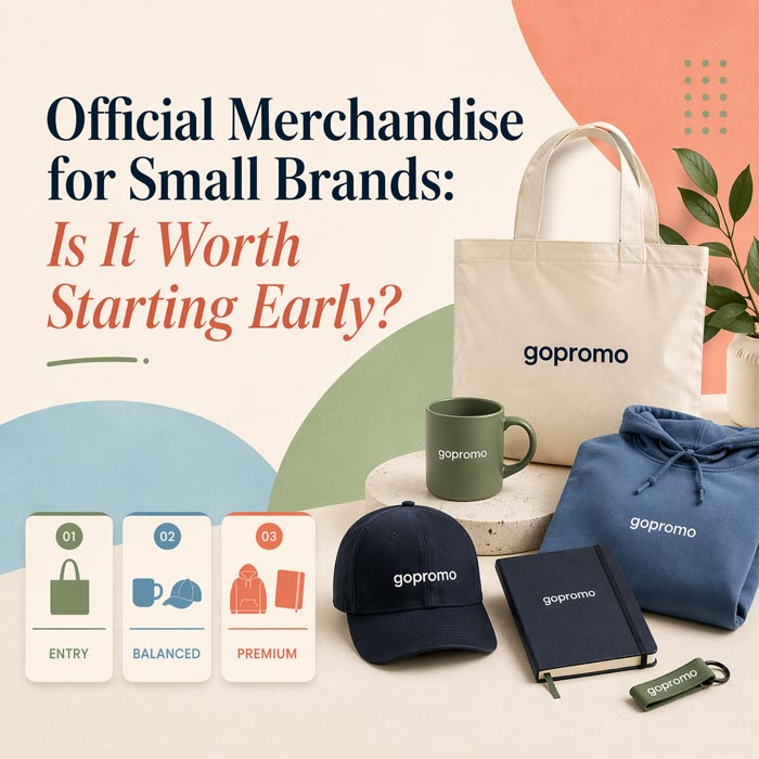 Official Merchandise for Small Brands: Is It Worth Starting Early?