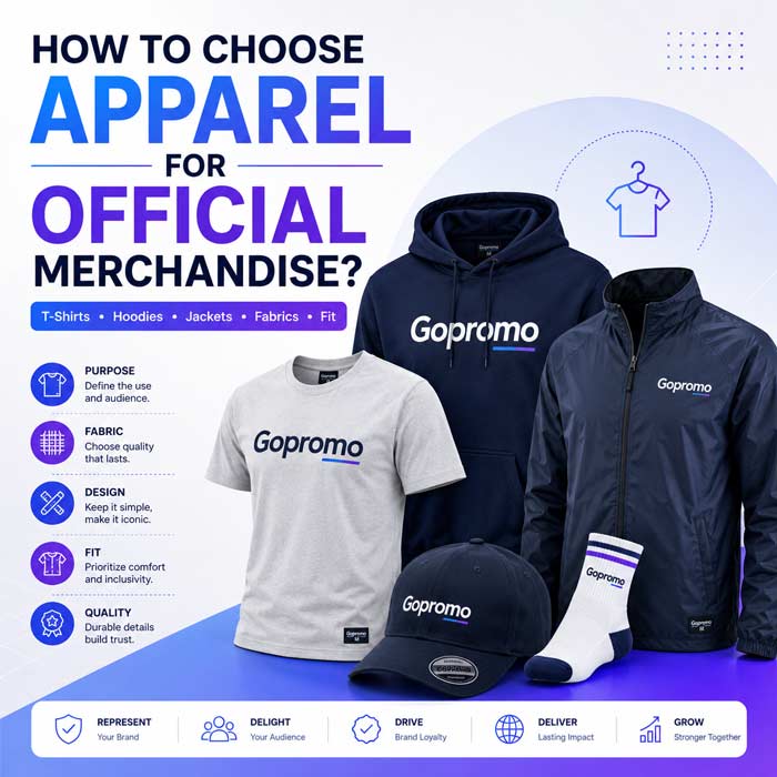 How to Choose Apparel for Official Merchandise?