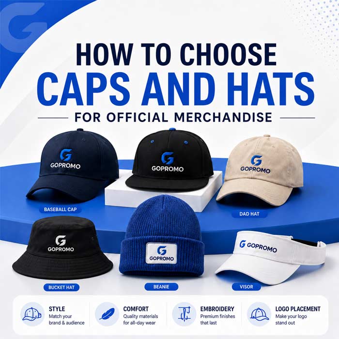 How to Choose Caps and Hats for Official Merchandise?