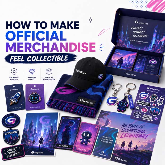 How to Make Official Merchandise Feel Collectible?