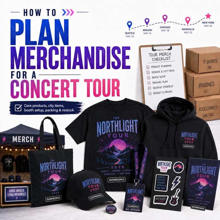 How to Plan Merchandise for a Concert Tour?