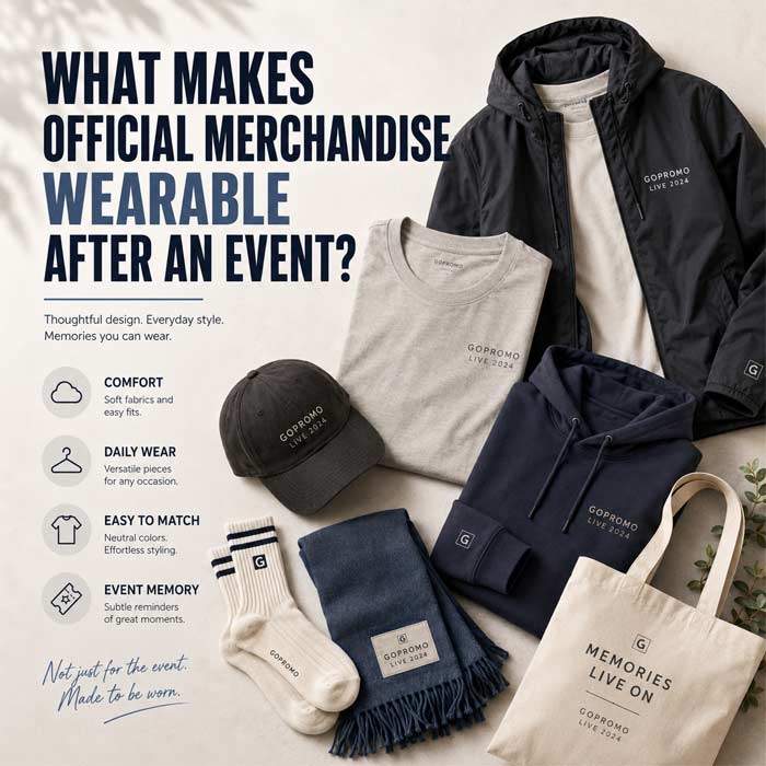 What Makes Official Merchandise Wearable After an Event?
