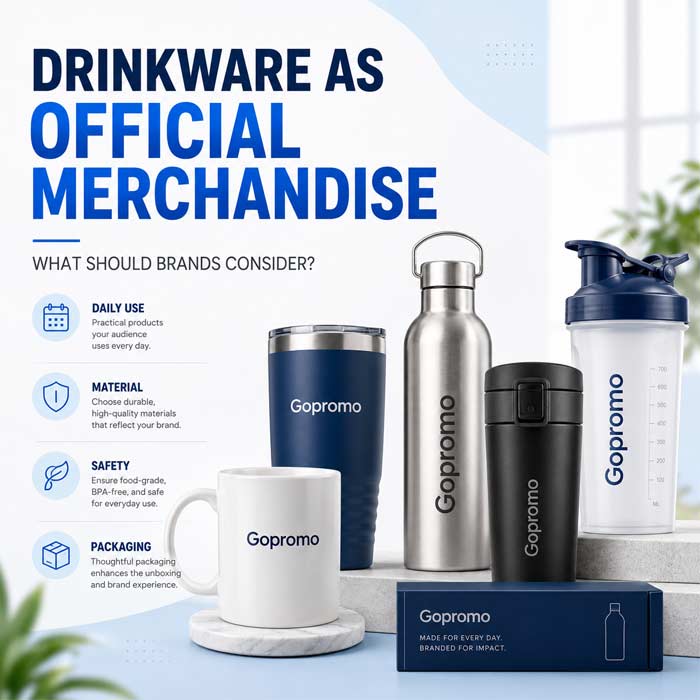 Drinkware as Official Merchandise: What Should Brands Consider?