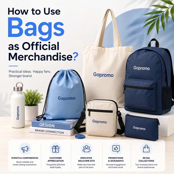 How to Use Bags as Official Merchandise?