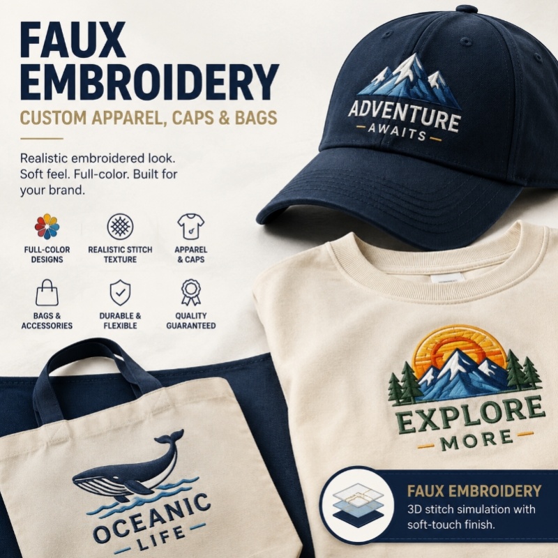 Faux Embroidery Customization