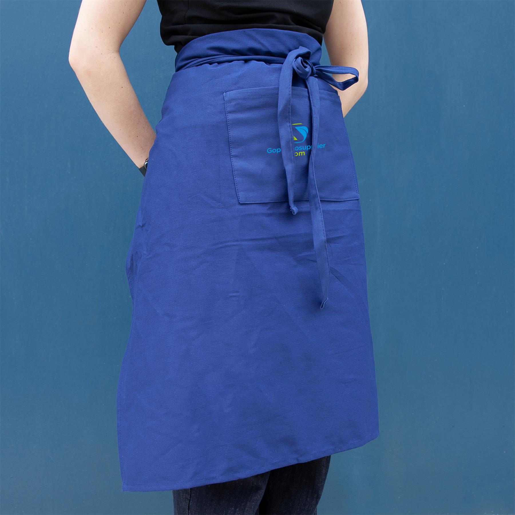 Adjustable Tie-Back Half Apron, Promotional Work Apron-1