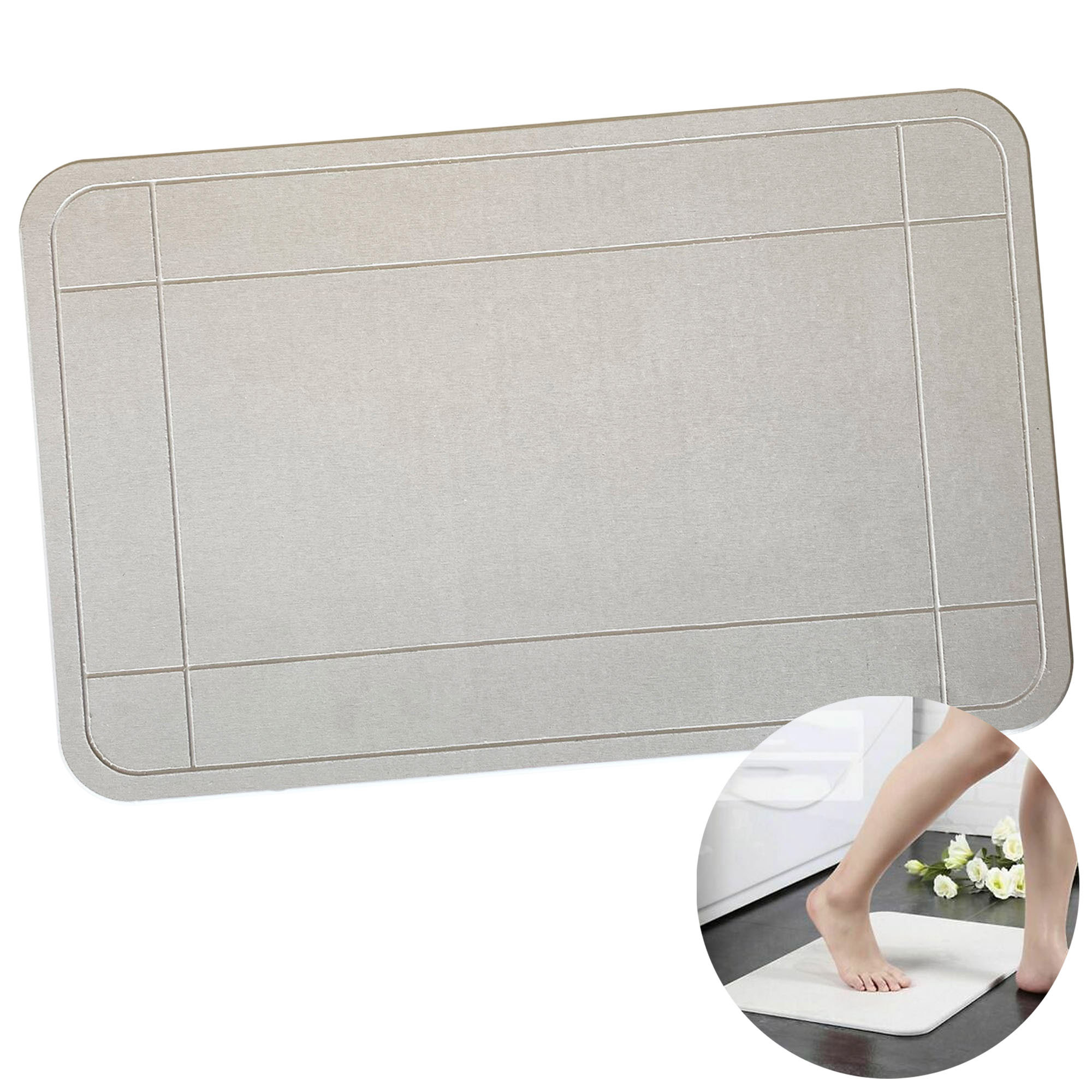 Diatomaceous Earth Bath Mat