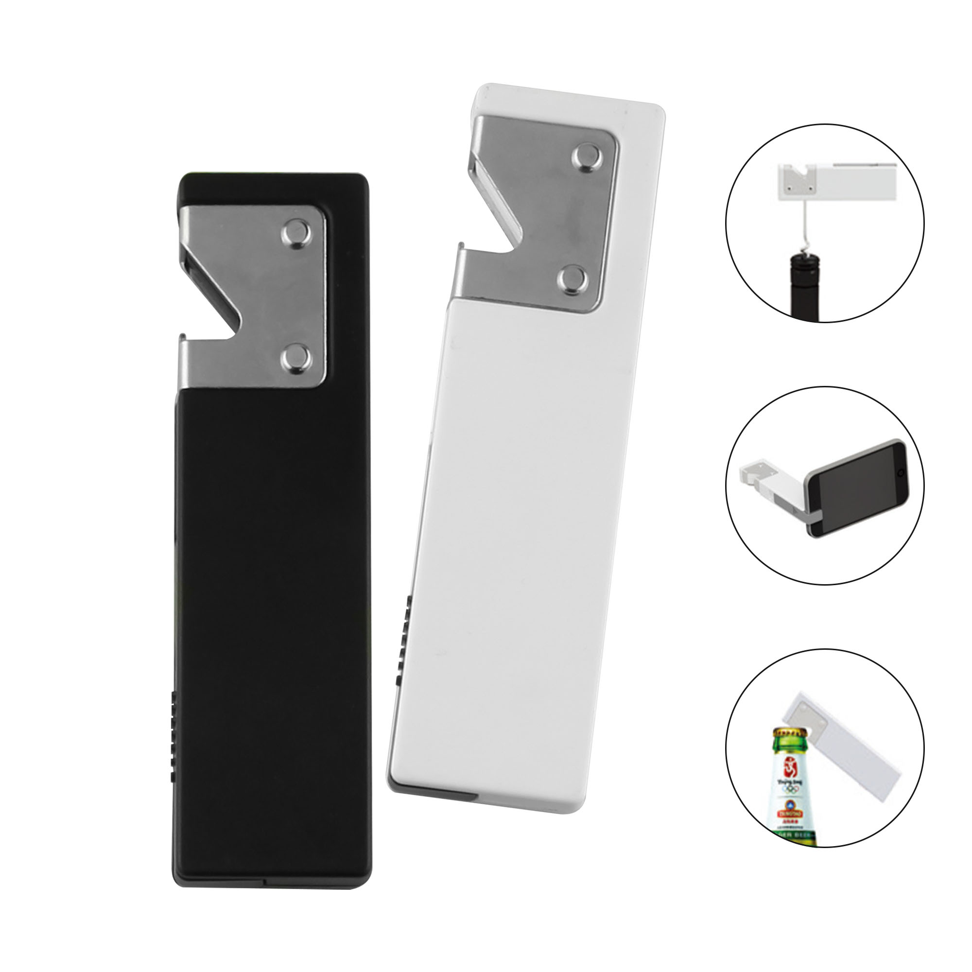 2‑in‑1 Bottle Opener & Phone Stand