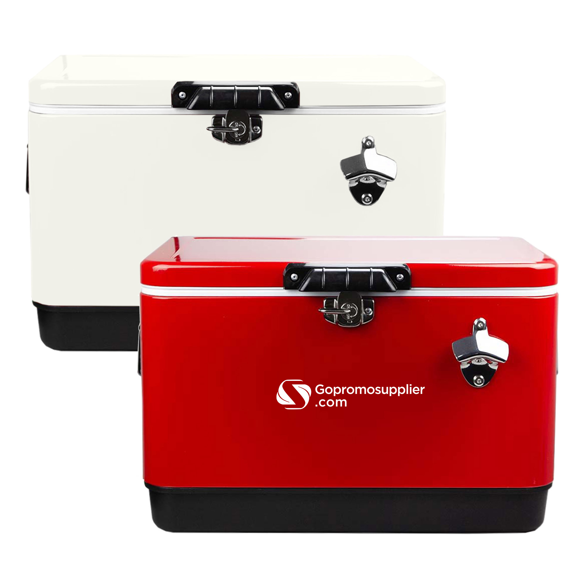 CL006 Metal Cooler Box With Bottle Opener