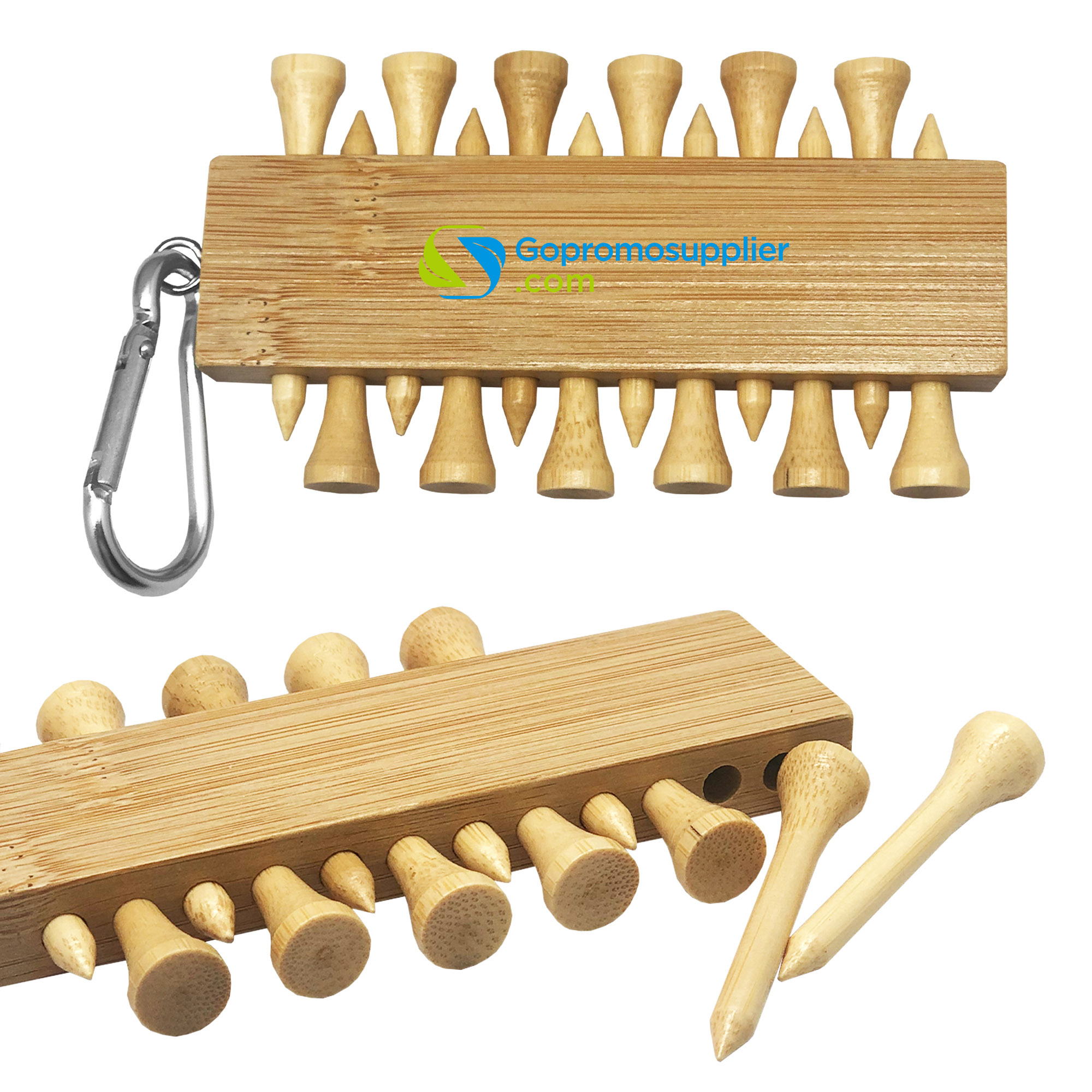 GF006 Bamboo Golf Tee Holder