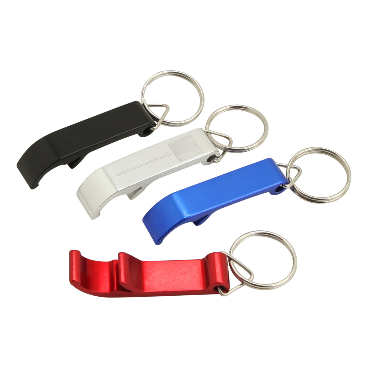 Multi-function Aluminum Bottle Opener Keychain