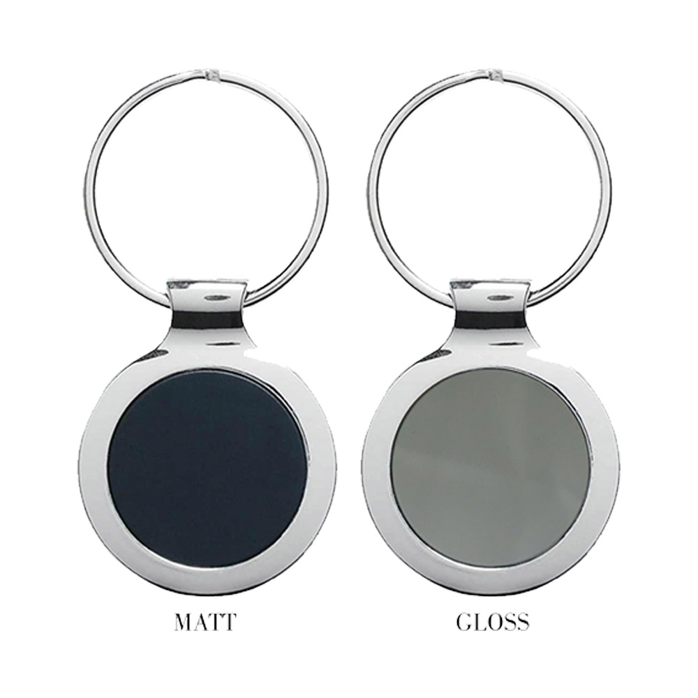 Custom Logo Round Metal Keychain