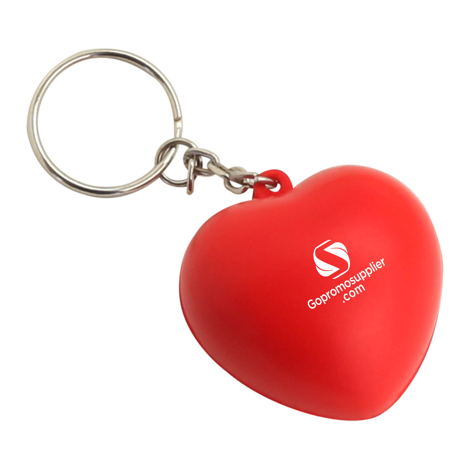 PU Heart Squishy Keychain