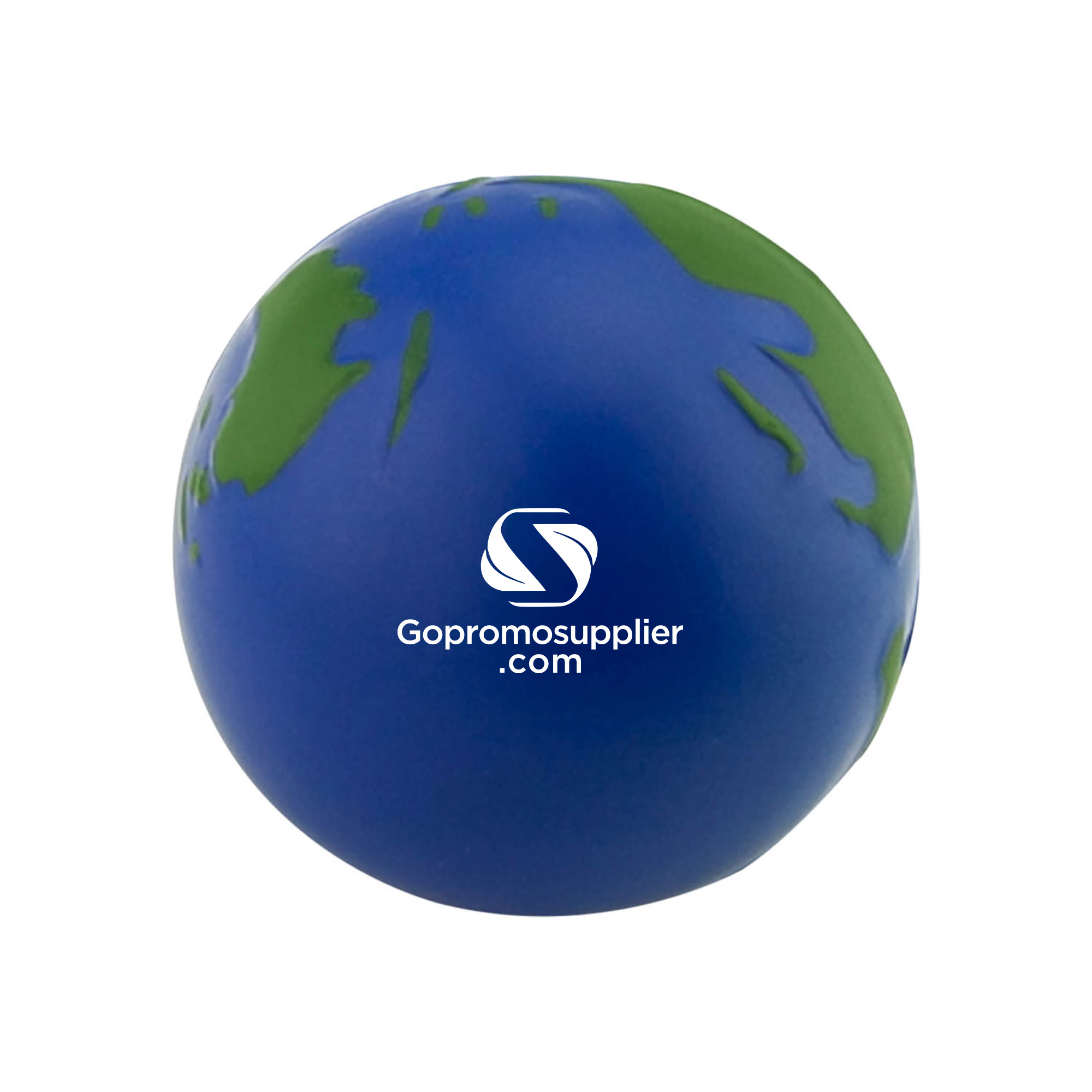 Earth Globe Stress Ball Custom Logo