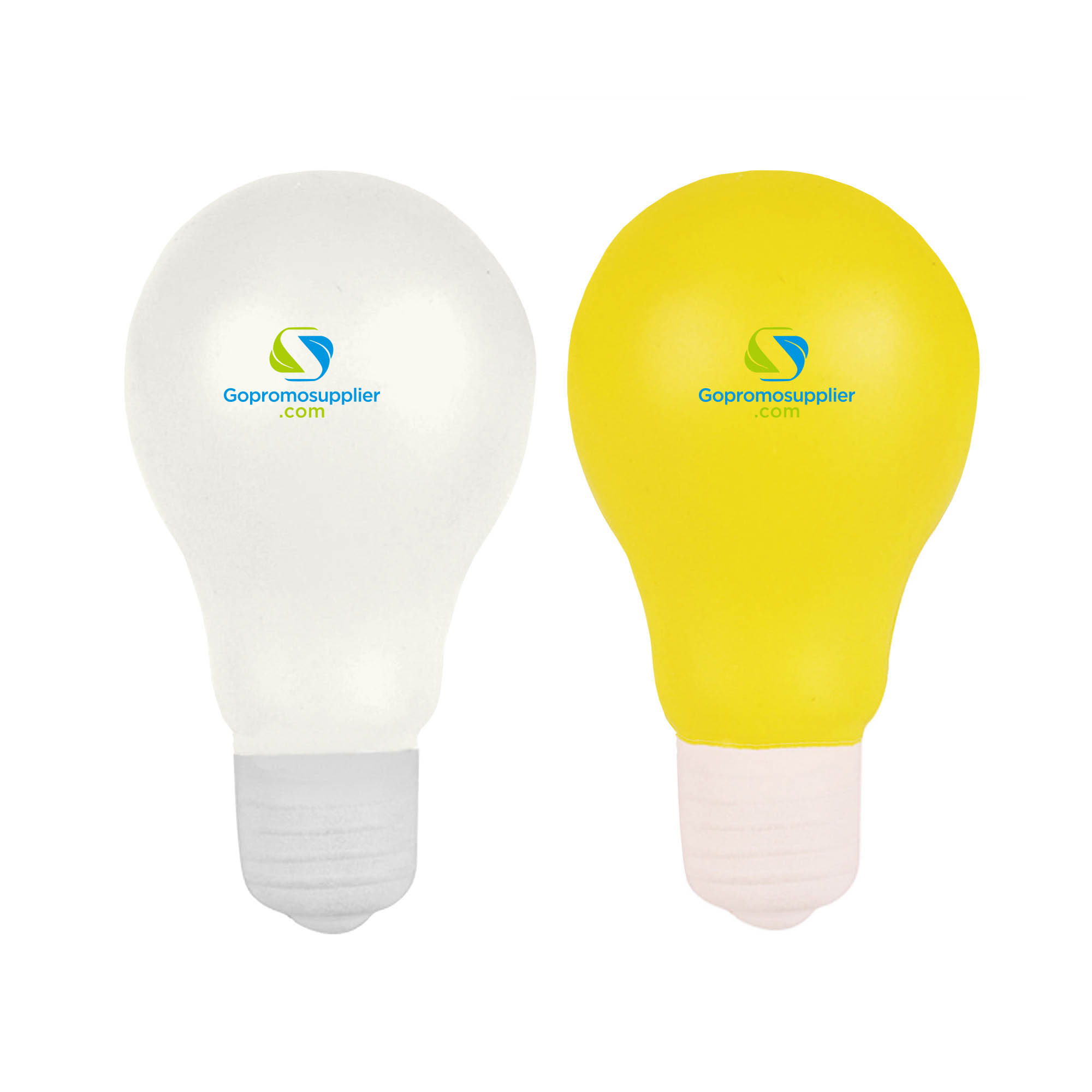 Light Bulb Stress Ball Custom Logo