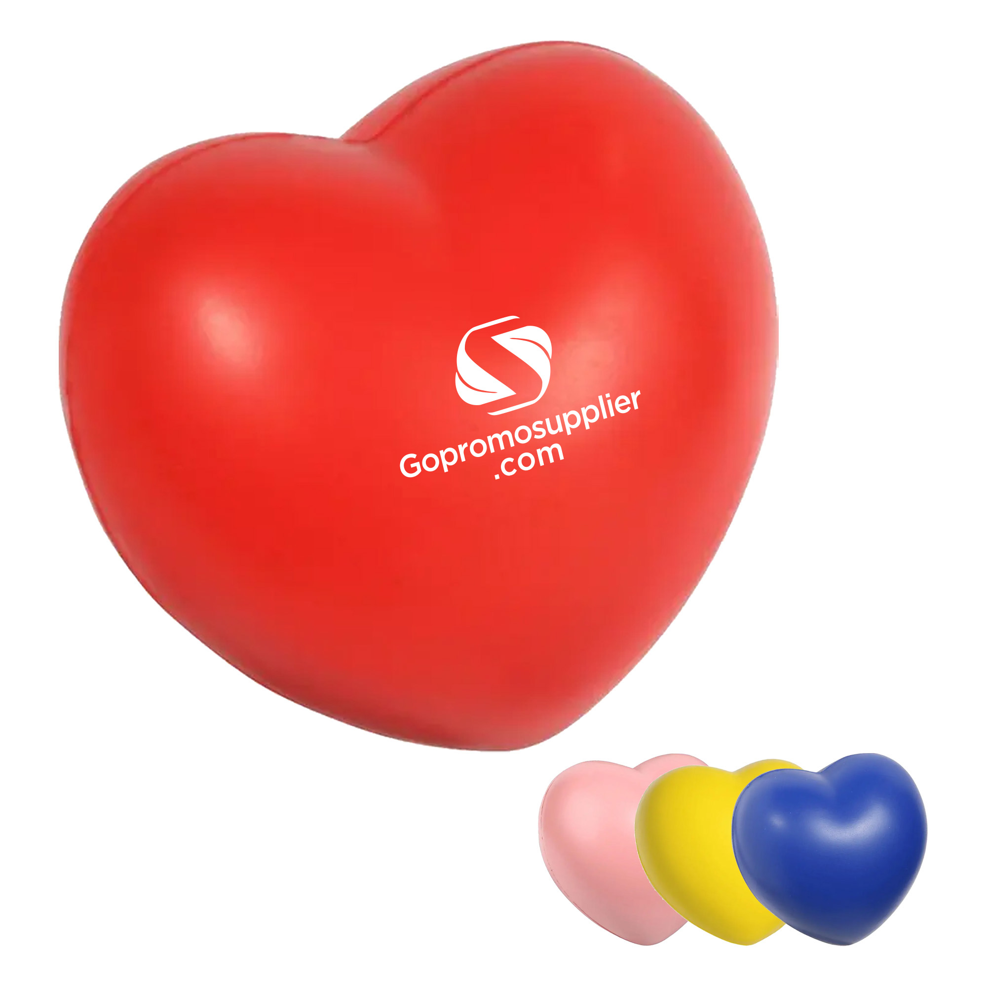 Heart Stress Ball Custom Logo