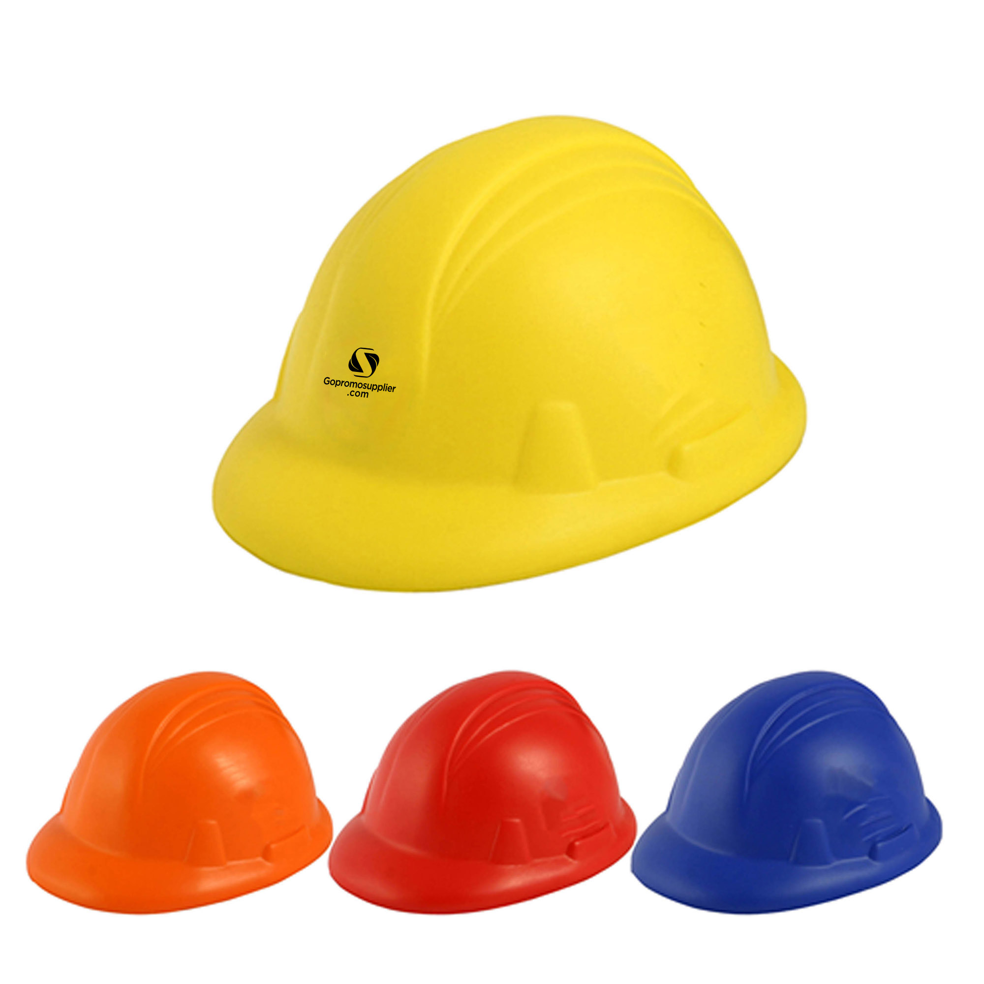 Hard Hat Stress Ball Custom Logo